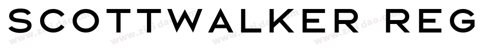 scottwalker regular字体转换